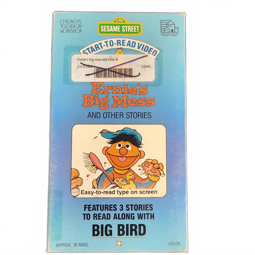 Sesame Street: Ernie's Big Mess -‎ Start-to-Read Video